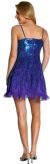 Sequin Glittered Prom Dress back