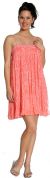 Cocktail High Waist Bubble Dress in Coral