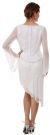 Round Neck Full Sleeves 2-Piece Beaded Cocktail Dress  back