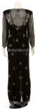 Two Piece Full Length Spaghetti Evening Gown and Jacket back