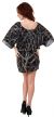 Loose Fit Mini Beaded Party Dress with Elastic Waist back