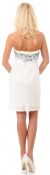 Strapless Colored Sequins Short Formal Party Prom Dress back