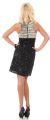 Halter Neck Exotic Short Sequined Formal Party Dress back