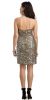Strapless Fully Beaded Short Prom Homecoming Dress back