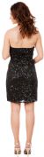 Strapless Beaded Short Formal Prom Homecoming Dress back