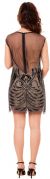 Beaded Short Homecoming Party Dress with Illusion Back back