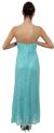 V-Neck Sequined Long Formal Dress with Keyhole  back