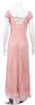 Hand Beaded Romantic Prom Dress back