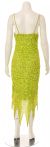 Fully Beaded Spaghetti Strap Sequined Formal Dress back