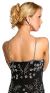 Miniature Flowers Beaded Spaghetti Straps Formal Dress back in Black