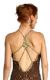 V-Top Fully Beaded Formal Dress back