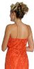 Shirred Bodice Beaded Long Formal Prom Dress back