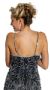 Boat Neck Long Formal Dress with Artistic Beaded Design back in Navy