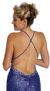 Criss-Crossed Formal Dress with Open Back back