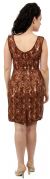 Short Beaded Formal Dress back