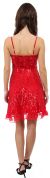 Sequin Glittered Prom Dress back