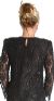 Laced and Beaded Two Piece Formal Dress back