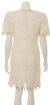 Tea Length Cotter Edge Formal Dress back