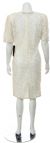 Short Half Sleeves Lace Cocktail Dress with Pearls back