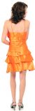 Cascading Ruffled Short Prom Dress back