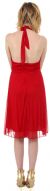Halter Neck Empire Cut Formal Dress back
