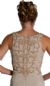 A-Line Beaded Sleeveless Formal Dress back