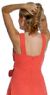 Satin Bow Cocktail Party Dress back