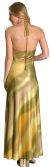 Halter Neck Two Tone Bridesmaid Dress back