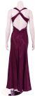 Bejeweled Halter Neck Formal Evening Dress back