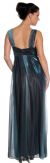 Two Toned Shimmer Empire Prom Dress back