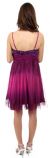 Spaghetti Straps 2 Tone Beaded Bust Short Formal Party Dress back in Purple