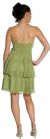 Satin Bow Bodice Prom Dress with Cascading Skirt back