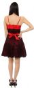 Short Sequined Party Dress with Removable Sash back