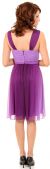 Twist  Knot Bust Ombre Short Party Dress  back