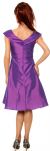 Formal Tea Length Cocktail Dress back