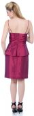 Heart-shaped Spaghetti Strap Cocktail Dress back