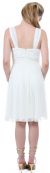 V-Neck Short Sleeveless Cocktail Dress back