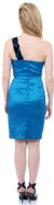 Knee Length One-Shoulder Cocktail Dress back