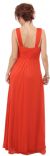 Mayan Inspired Embellished Neck Long Formal Dress back