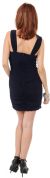Ruched Short Dress With Beaded Work back