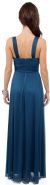 Long Formal Dress With Embellished Neckline back