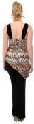 Asymmetric 2 Piece Pant Dress back