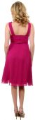 Embellished Boatneck Short  Bridesmaid Party Dress  back