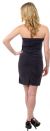 Strapless Cocktail Dress with Embellished Cutout Desing back