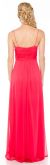 Bejeweled Empire Waist Long Formal Bridesmaid Dress back