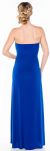 Strapless Sequin Waist Formal Evening Dress  back