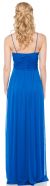 Bejeweled Waist Spaghetti Straps Formal Bridesmaid Dress back