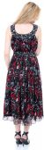 Scoop Neck Glittery Beaded Cocktail Dress back