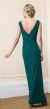 Full Sleeves Jacket Formal Mother of the Bride Dress back