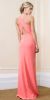 Halter Neck Criss Cross Back Long Formal Evening Dress back